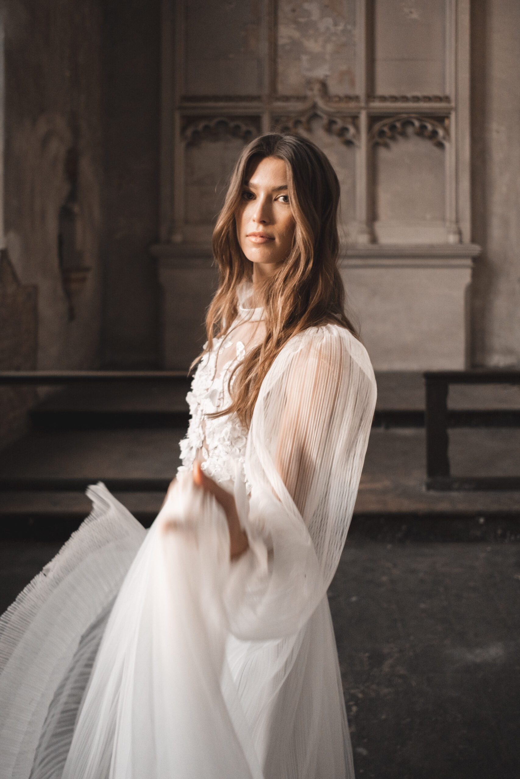 Bridal editorial styled shoot at the Heritage and Art Centre, London