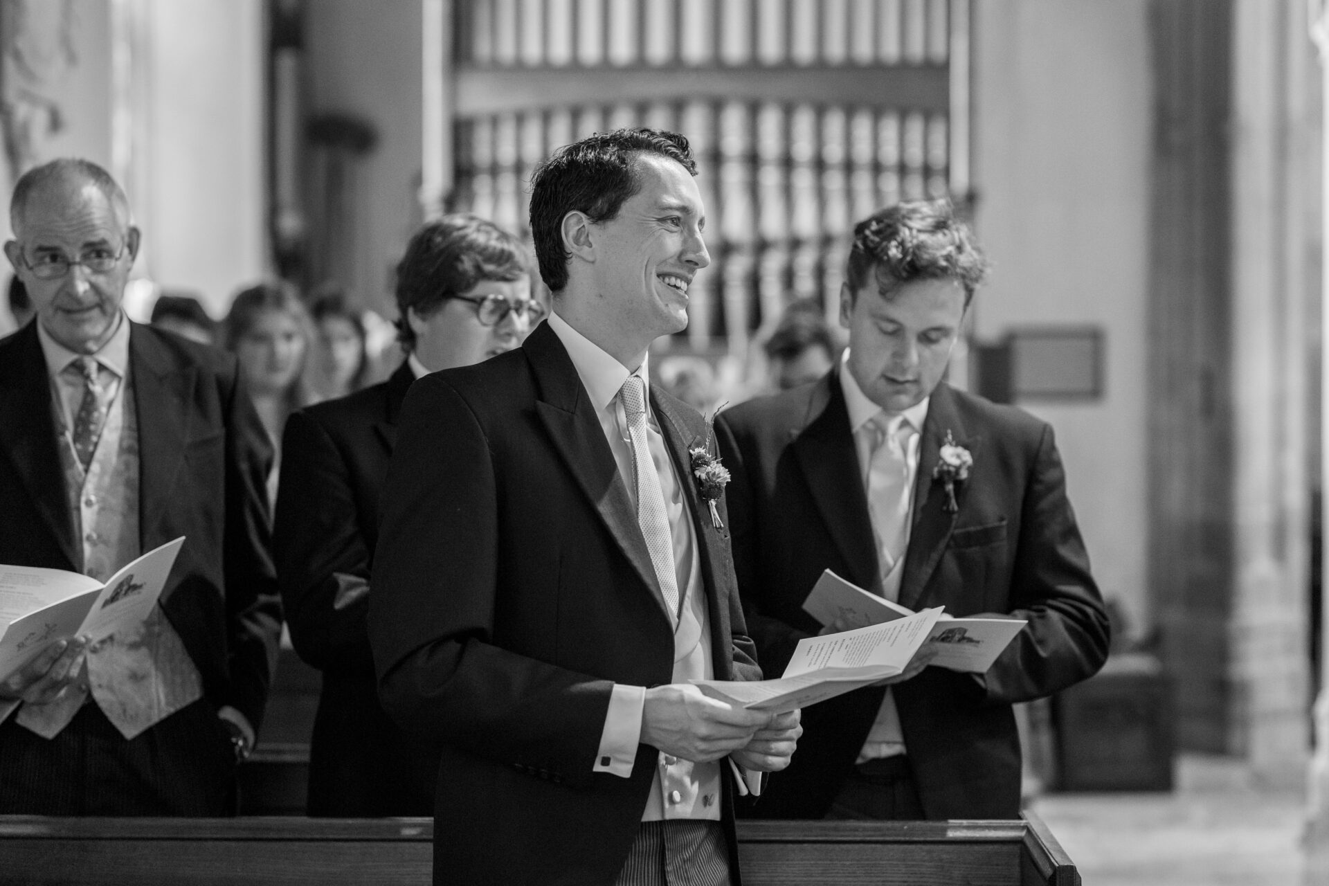 Church wedding ceremony in Somerset