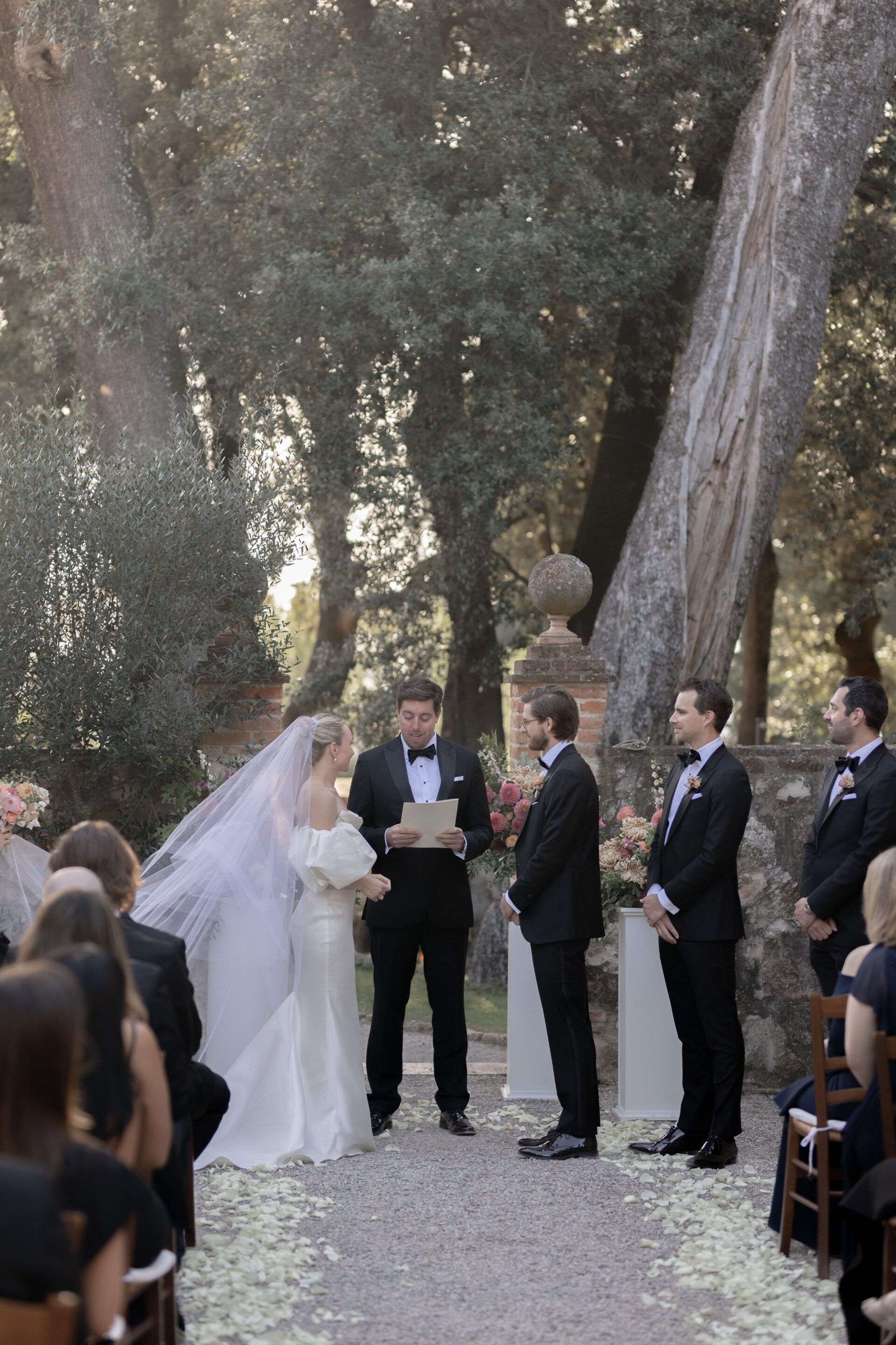 Luxury Italian wedding ceremony
