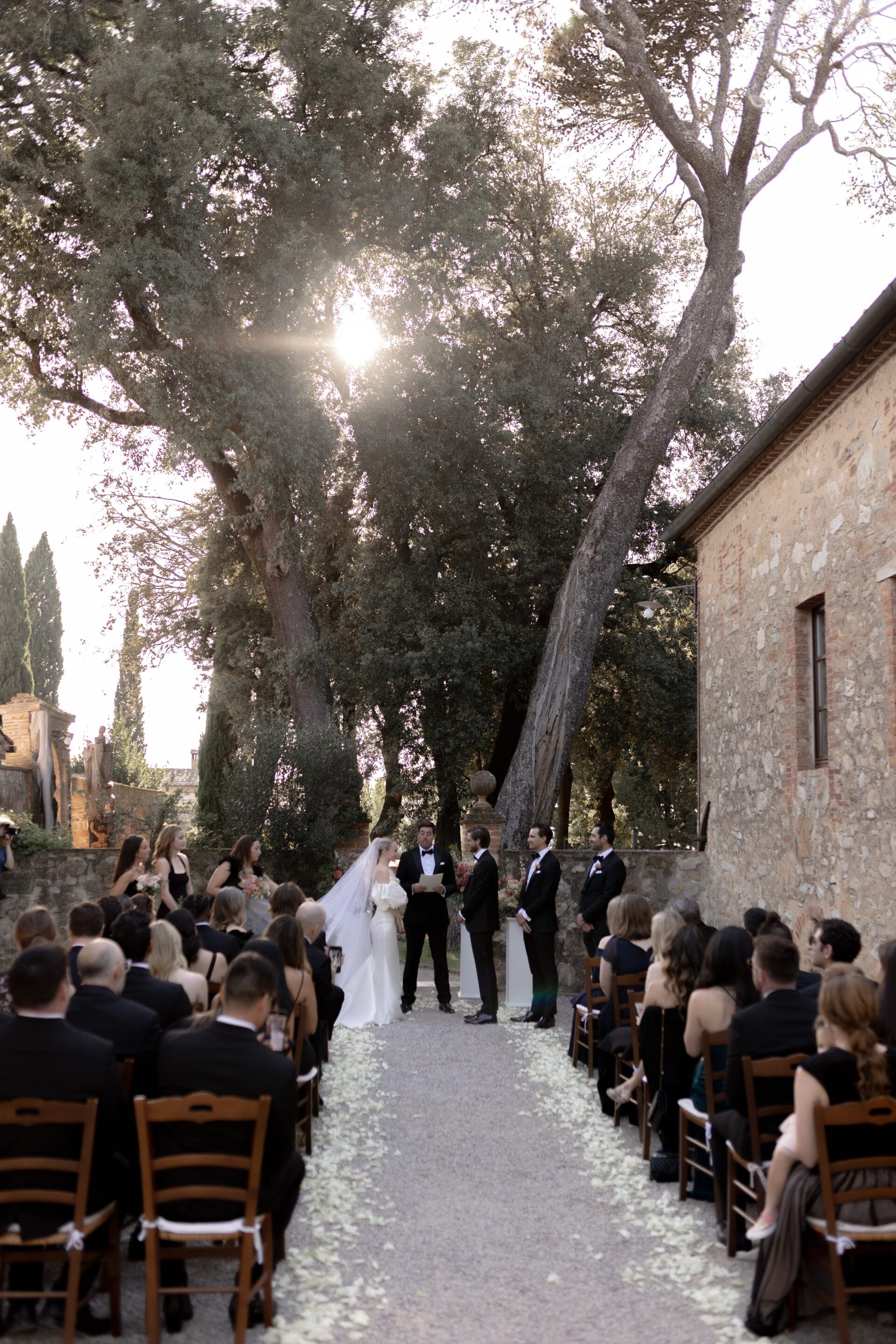 Destination wedding photographer captures Italian wedding ceremony