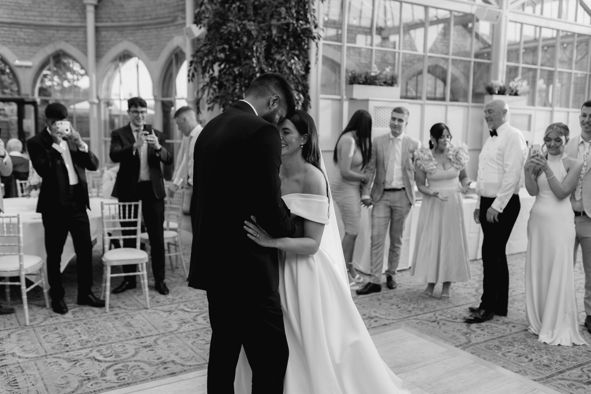 First dance in the Orangery at Tortworth Court