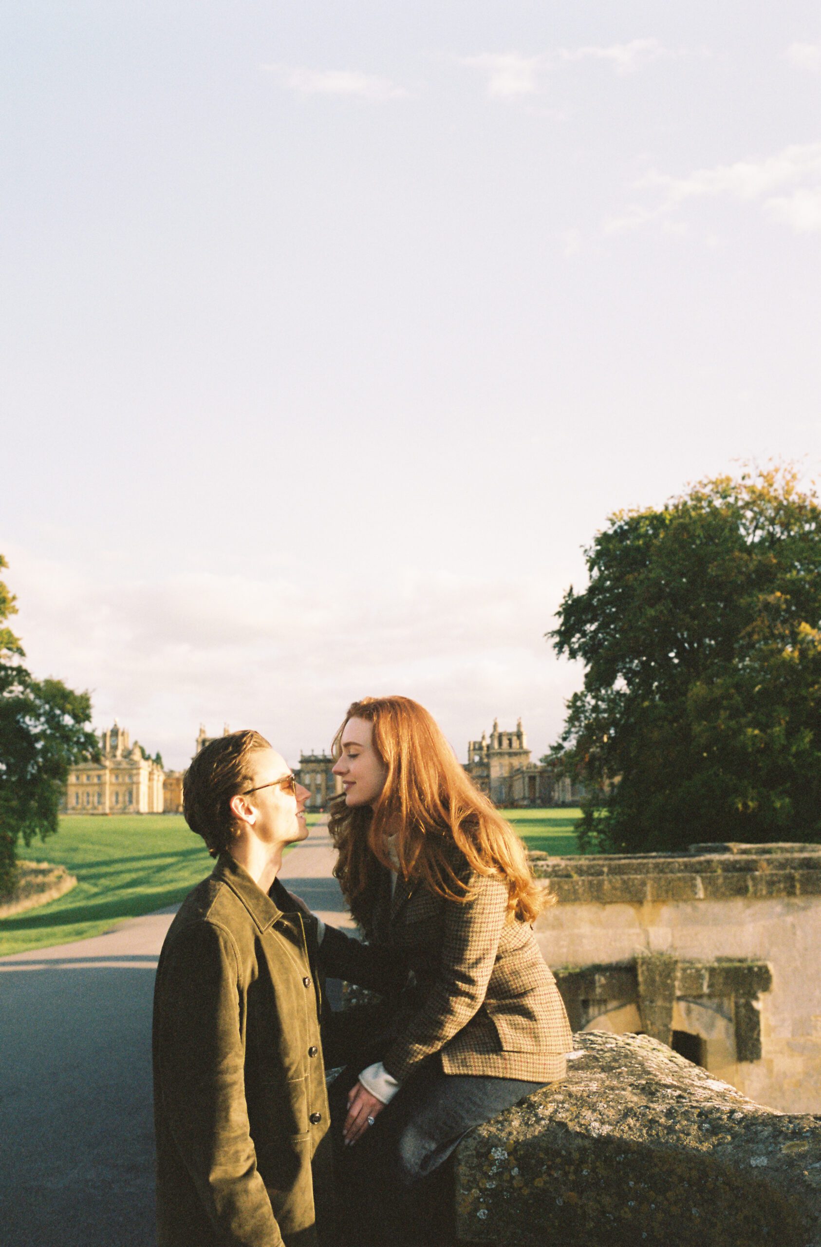 Arden and Alec's couple portrait session at Blenheim Palace