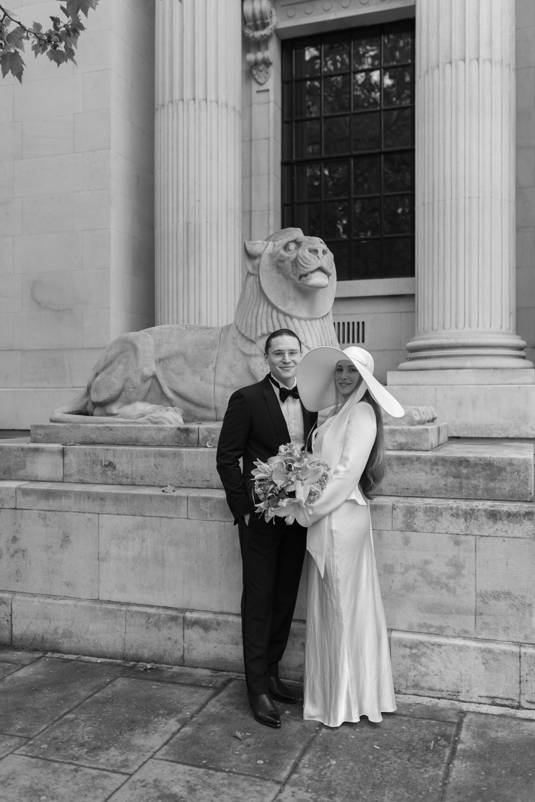 Cameron and Gideon's London elopement at Old Marylebone Town Hall, captured on Super 8