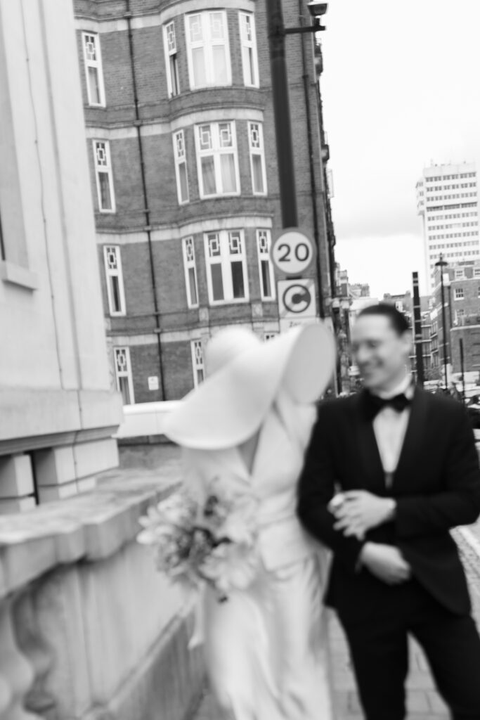 Cameron and Gideon's London elopement at Old Marylebone Town Hall, captured on Super 8