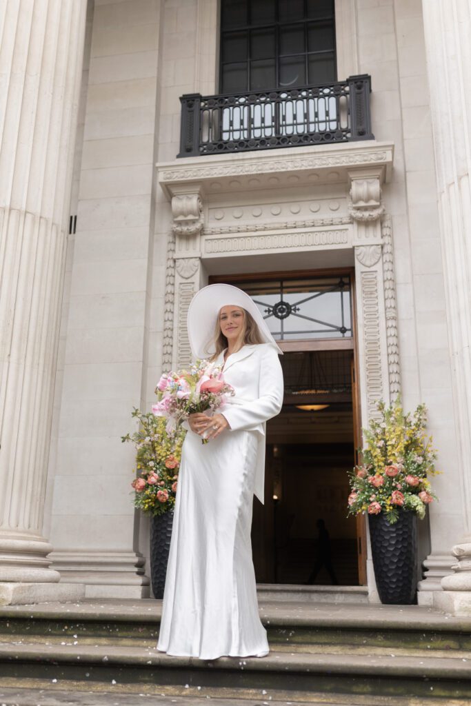 Cameron and Gideon's London elopement at Old Marylebone Town Hall, captured on Super 8